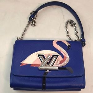 Louis Vuitton, Crossbody Cobalt Blue Flamingo Bag